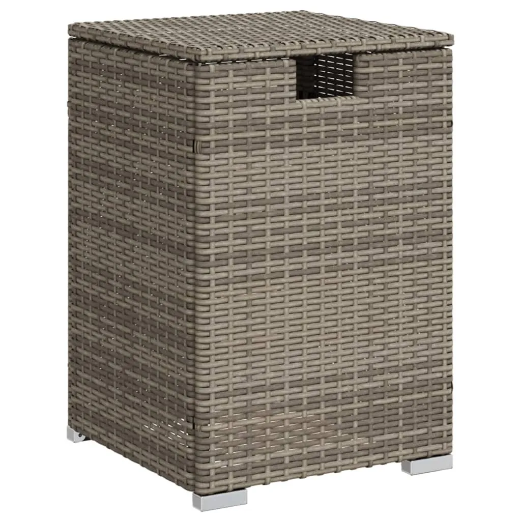 Copri Bombola Propano SYFAX Grigio in Polyrattan | Tavolino da Esterno
