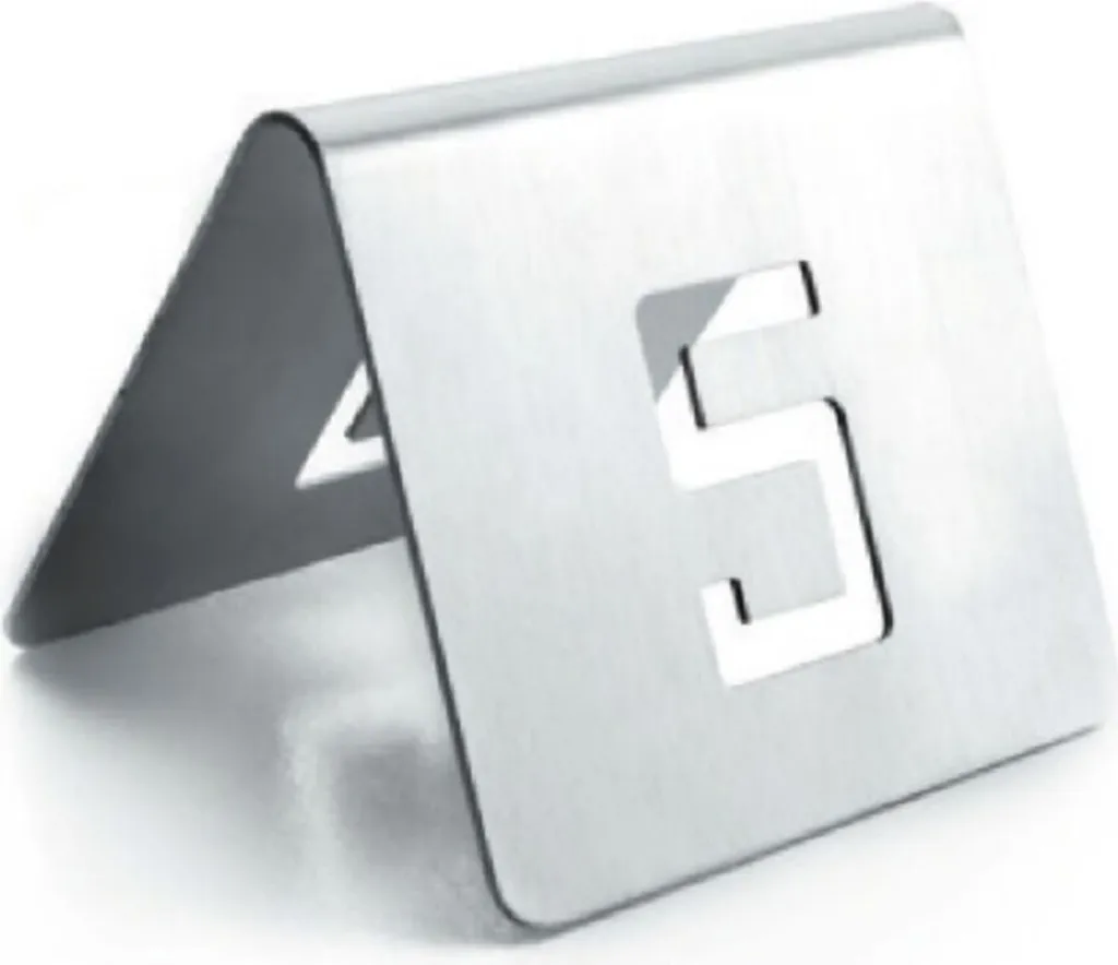 Lacor 61096 Segnatavoli Design Spagna Inox - Set Numeri 13-24