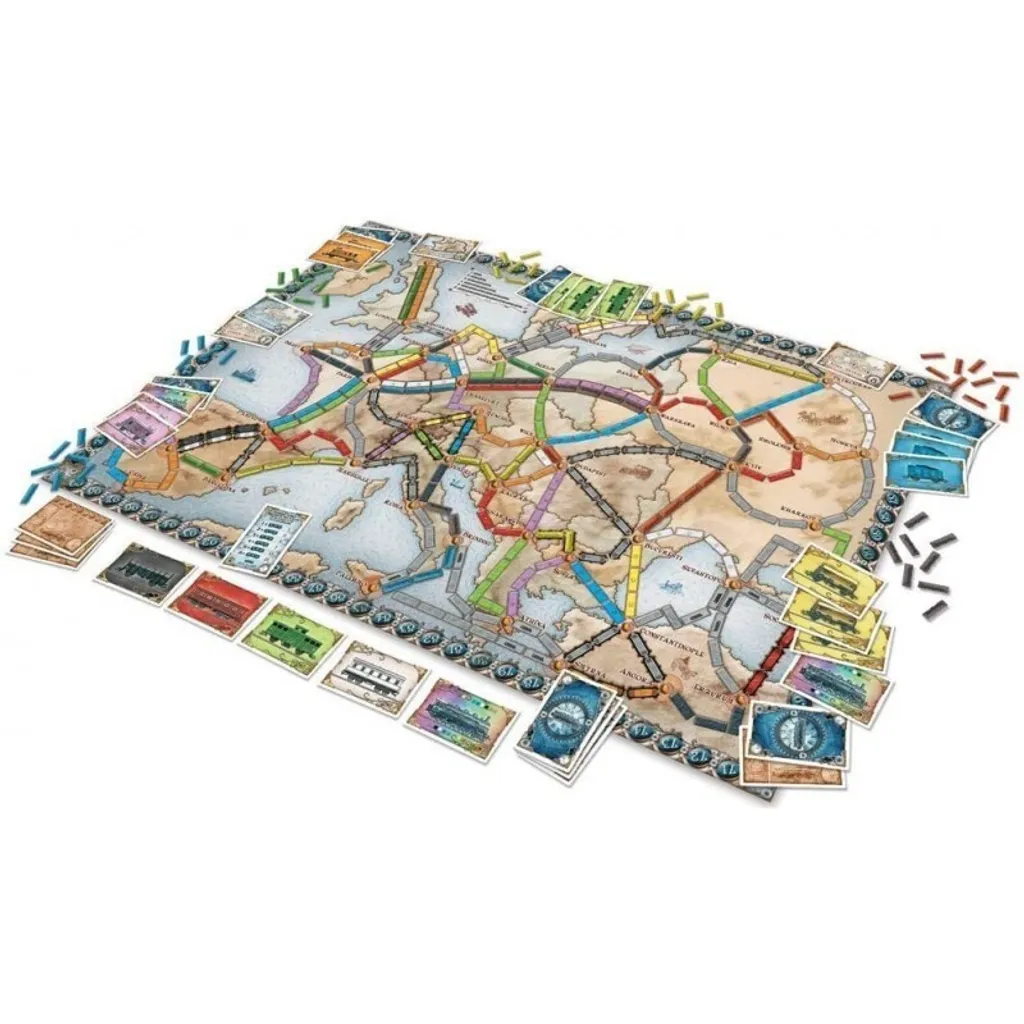 Jeu de société Les Aventuriers du Rail Europe Asmodee Version Espagnole - 2