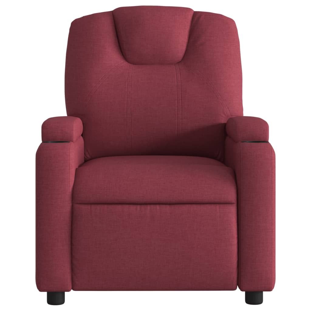 "im Sonderangebot"Einzelsessel moderne - CLORIS - Relaxsessel - Polstersessel Weinrot Stoff - 74 x 88 x 97 cm - DEMöbel5224765