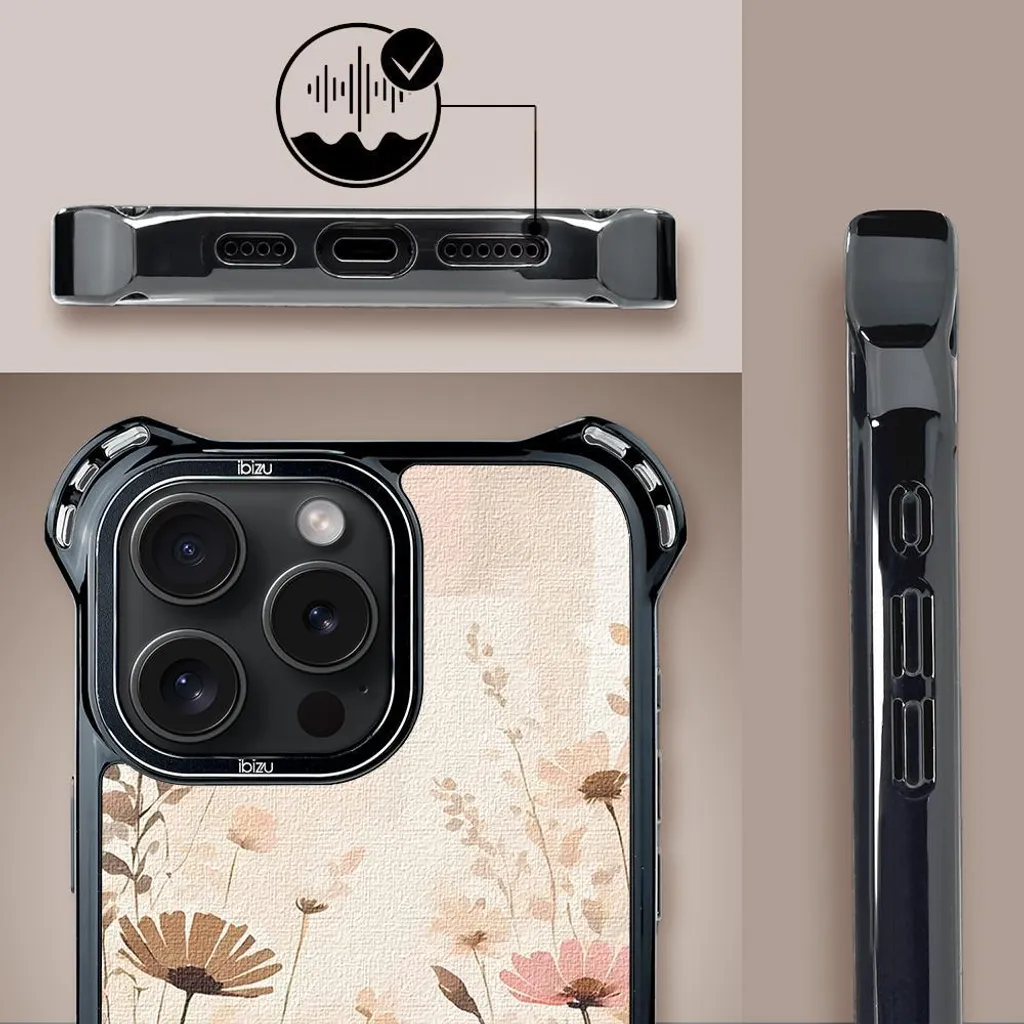Coque iPhone 14 Pro Max IBIZU DropGuard Ultra MagSafe motif Boho