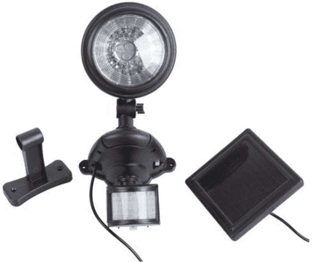 LED Strahler Solar Außenleuchte mit Bewegungsmelder