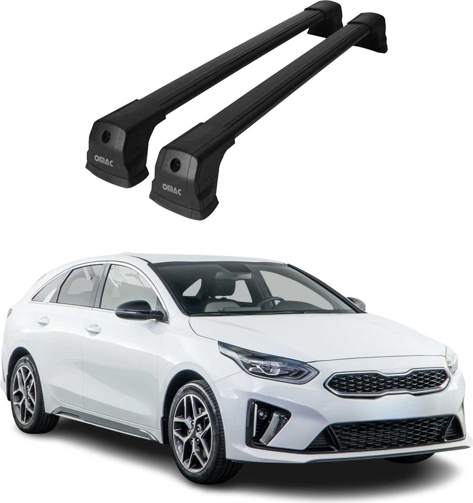 Barres de toit transversales pour Kia Ceed 2018-2025 HB Image du produit 