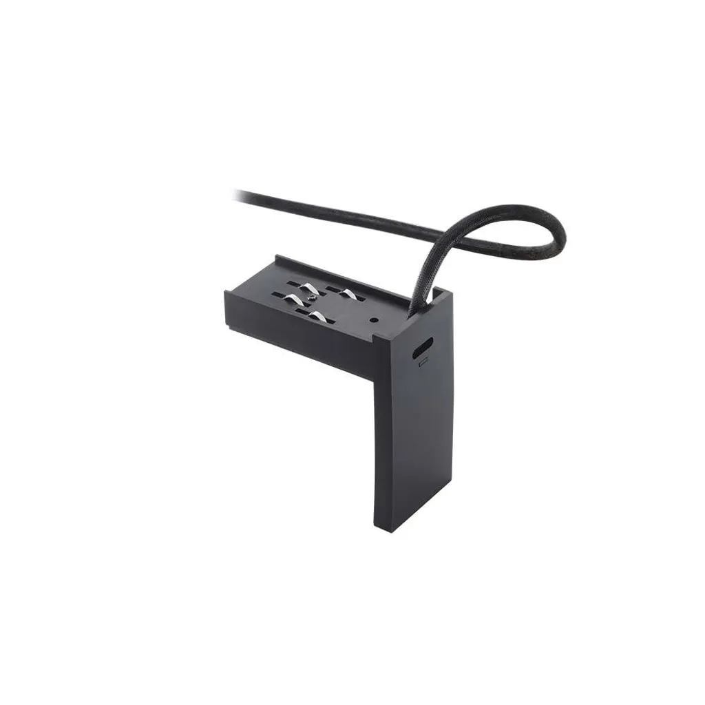 Embout de Finition Arca Noir pour Montage Saillie ou Encastré Design