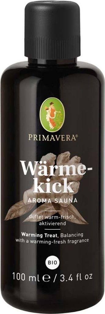 Primavera Saunaaufguss Ingwer bio & Zitrone bio vitalisierend, stärkend, erfrischend, klärend 100ml