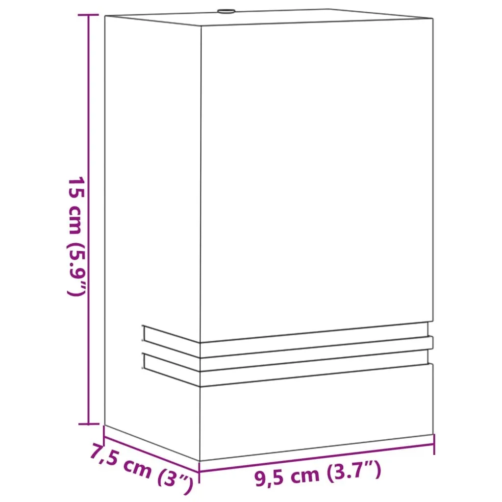 Applique Esterno Acciaio Inox Argento: Lampada Parete Robusta E27 - 7
