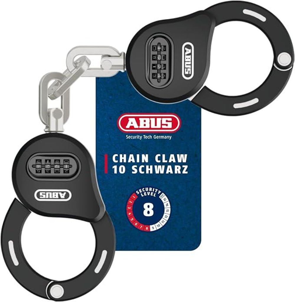 ABUS Handschellenschloss Chain Claw 10  Fahrradschloss zur