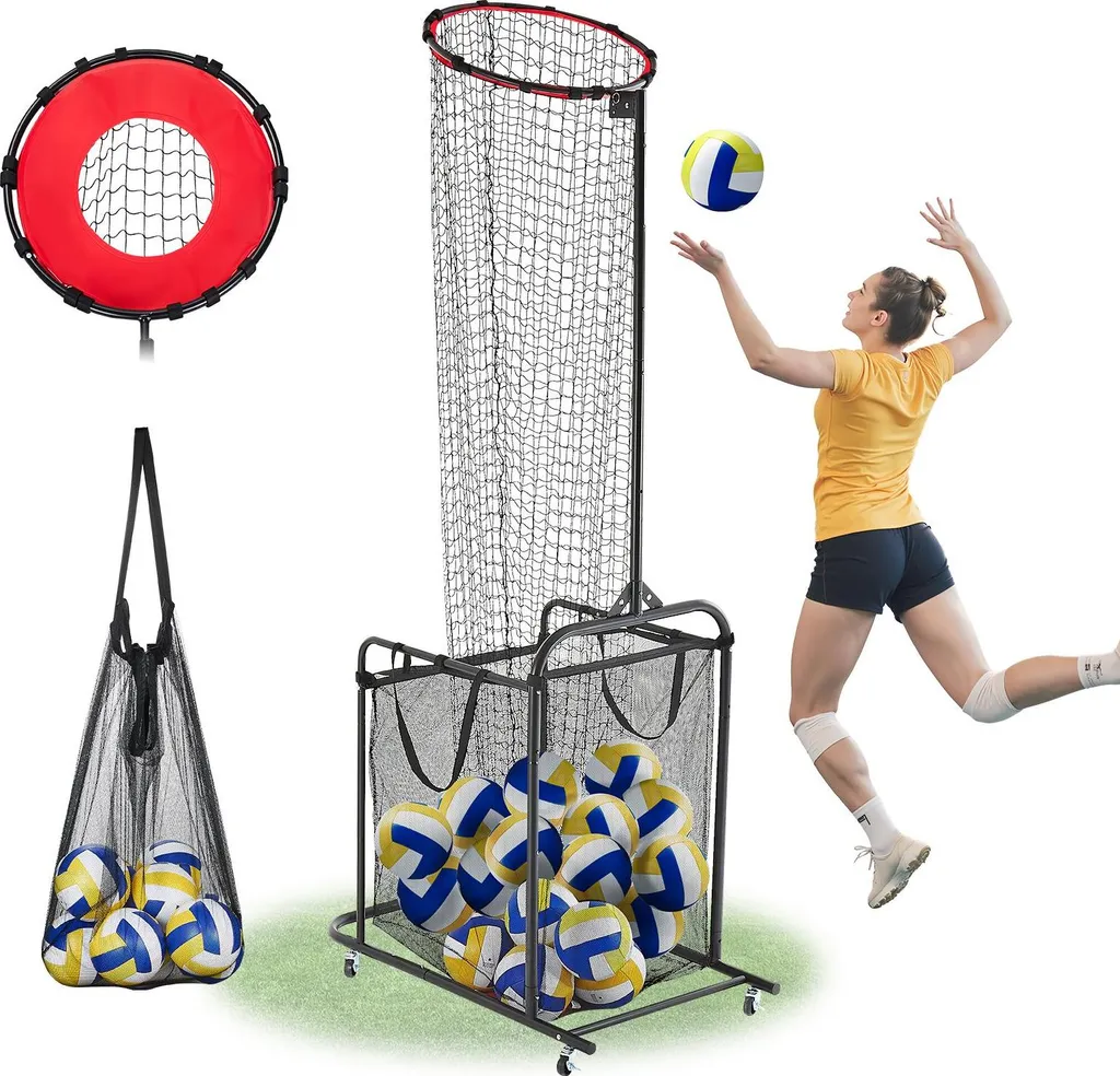 Filet de volley-ball portable : la solution pour s'entraîner seul au smash