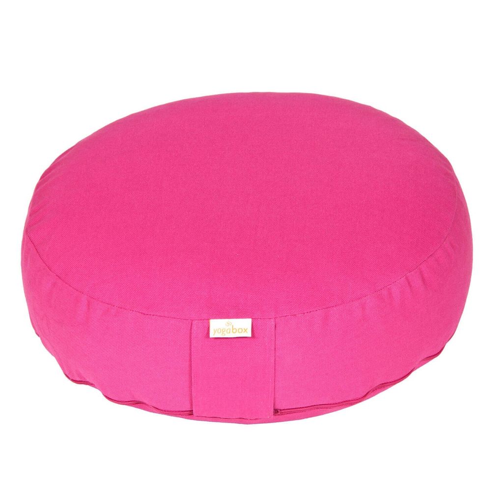 yogabox Meditationskissen BASIC extra FLACH - magenta 35 x Produktbild 
