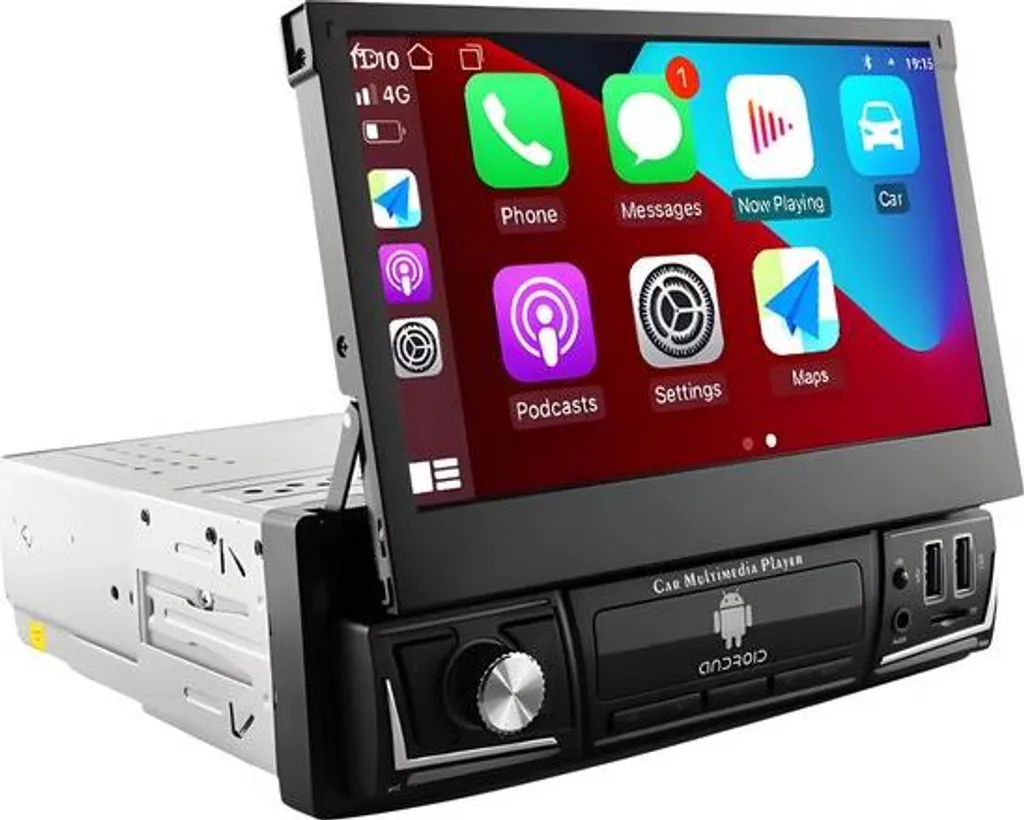 Autoradio avec navigation GPS et CarPlay pour trajets longue distance