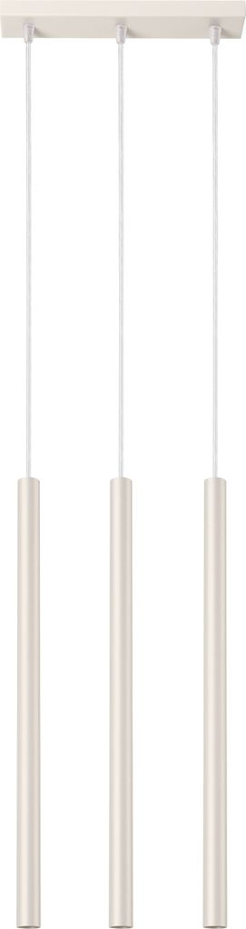Pendelleuchte PASTELO 3 beige 3xG9 8W Stahl 94x5x30cm Sollux Lighting