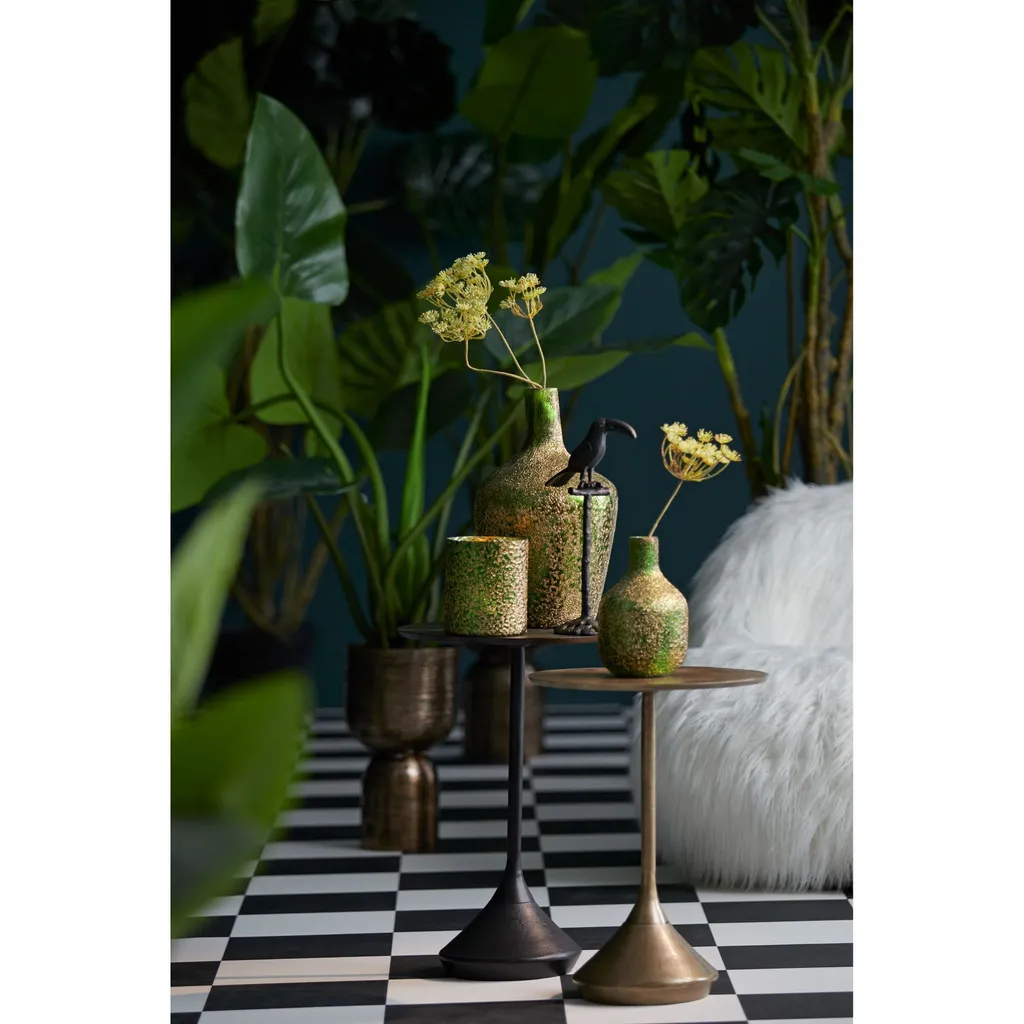 Table d'appoint Light & Living Dimphy bronze antique - Ø35x50 cm ronde - 8