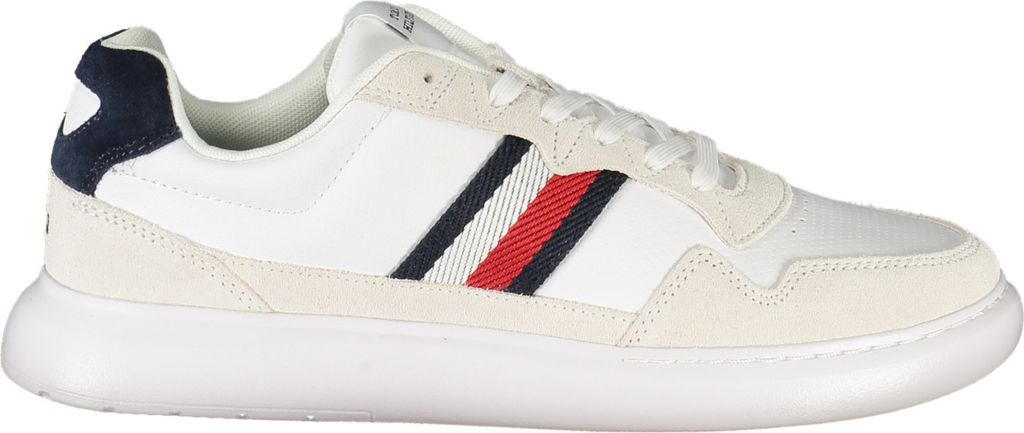 TOMMY HILFIGER HERREN SPORTSCHUHE WEISS : Farbe - Weiß, Größe - 46 Größe: 46 Farbe: Weiß