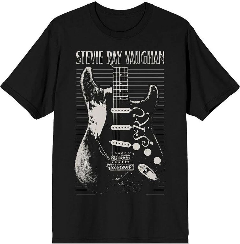 Stevie Ray Vaughan - T-Shirt für Herren/Damen Uni RO11744 (S) (Schwarz)