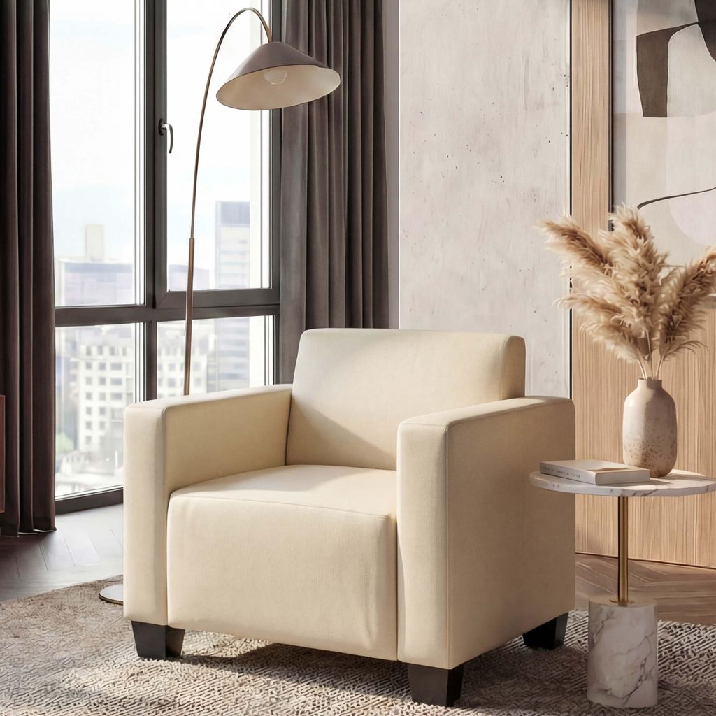 Sessel Loungesessel Moncalieri creme