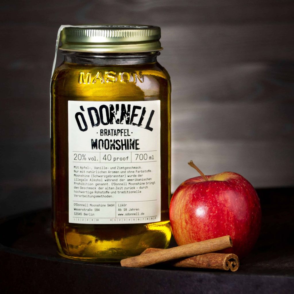 O´Donnell Moonshine Bratapfel 0,7 L Produktbild 