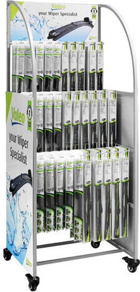 Valeo Professioneller Ausstellungsständer Wischblätter Produktbild 