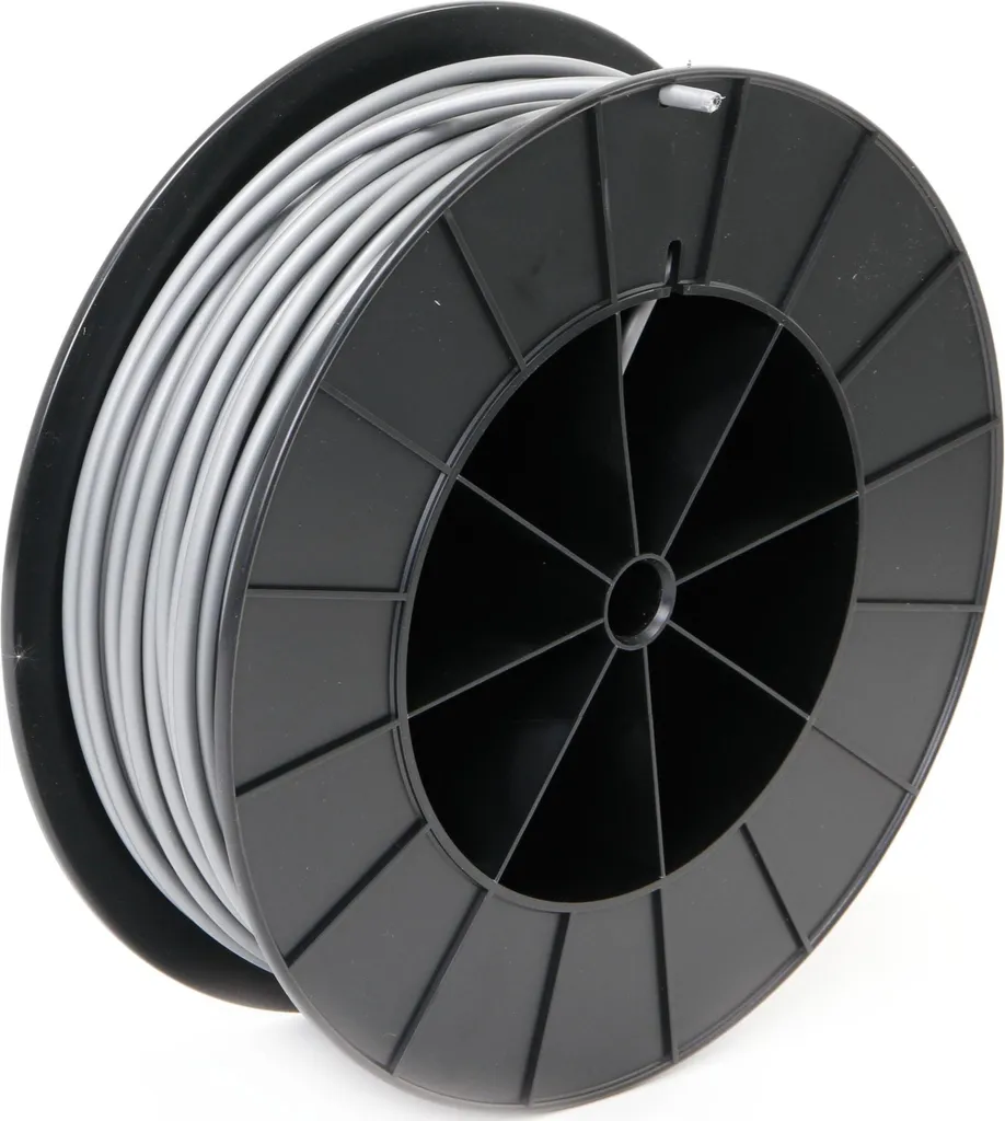 Dévidoir de jardin 50M argenté avec coque extérieure Slurf Sis-Sp5 robuste