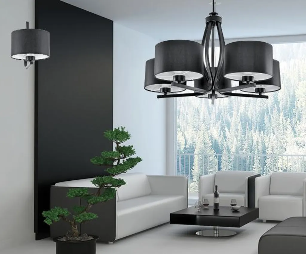 Luminaire mural design noir HILDA pour un éclairage d'ambiance moderne