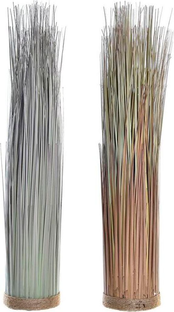 Dekorationspflanze DKD Home Decor 25 x 25 x 68 cm Braun Polyäthylen grün (2 Stück)