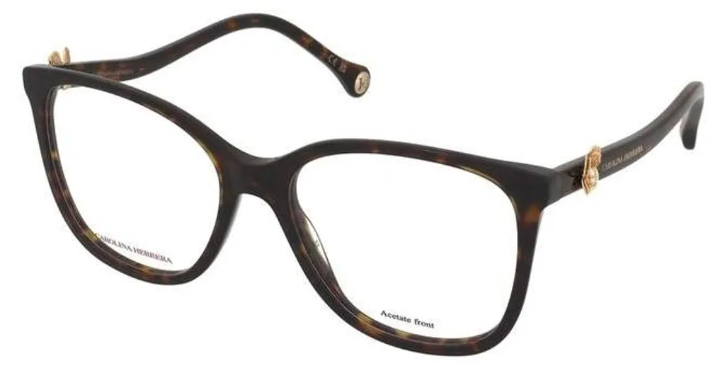 Lunettes de Vue Carolina Herrera HER 0396 086 en Acétate Écaille 55mm