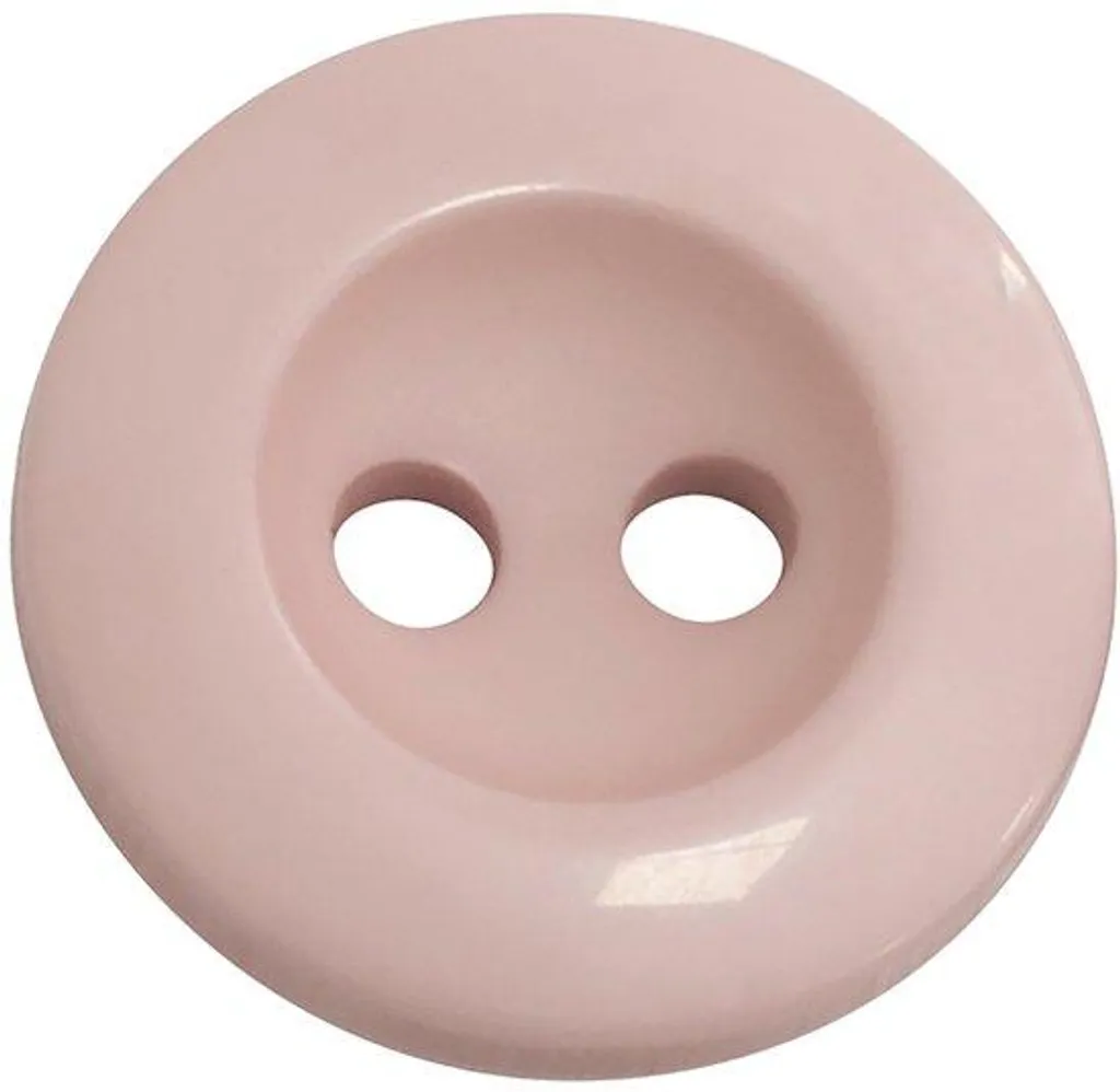 Boutons ronds pour vêtements enfants rose 15mm lot de 10 pièces