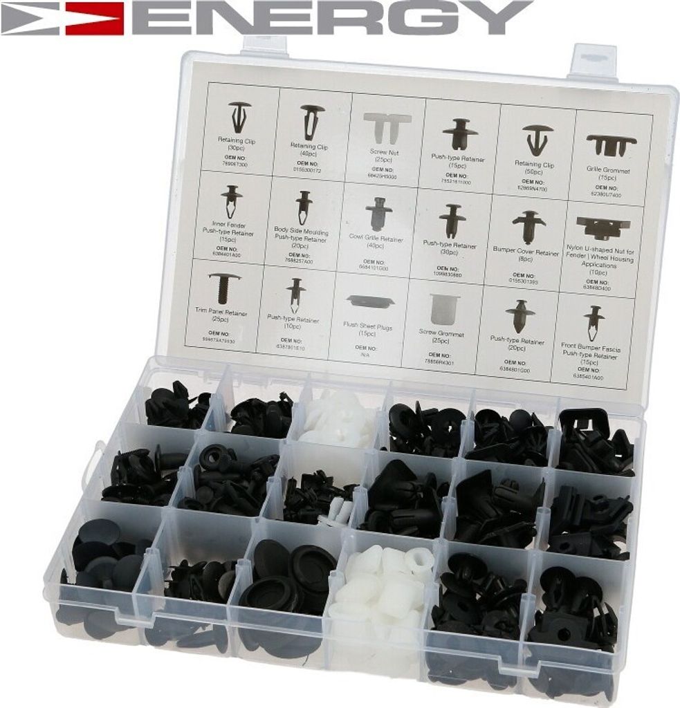 408x ENERGY Halteclipsatz Karosserie NE00757 für Nissan