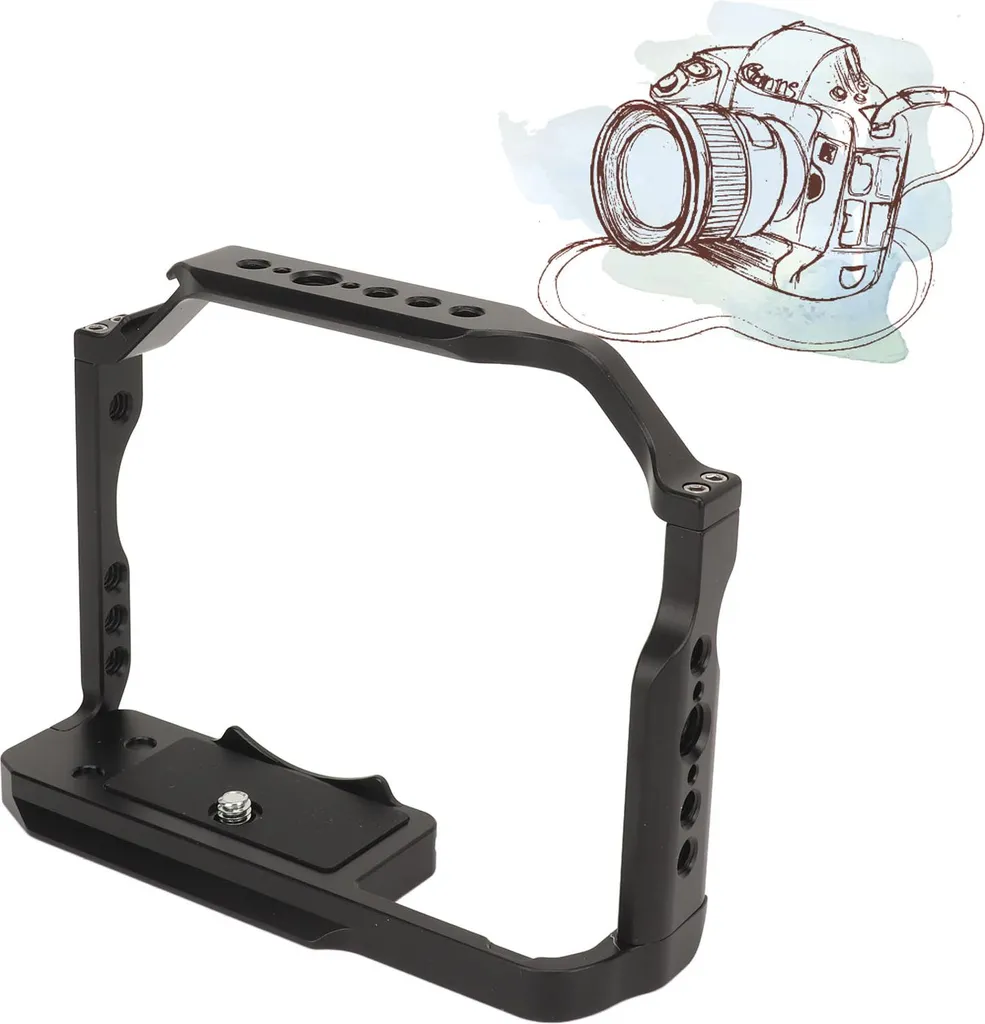 Cage vidéo avec fixation rapide et pas de vis 1/4 et 3/8 R10