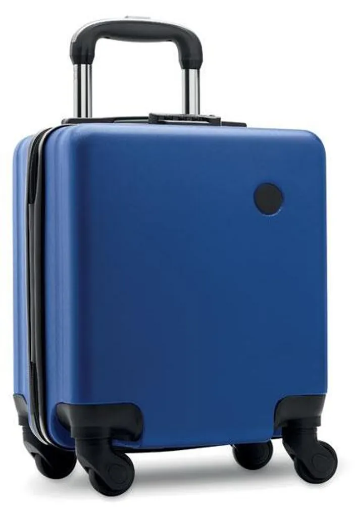 Valise à roulettes Stor MO1178 robuste en ABS bleu roi avec trolley
