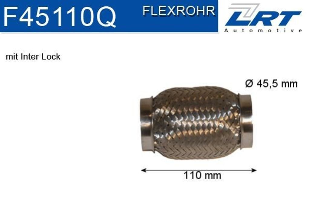 LRT F45110Q Flexrohr Abgasanlage Auspuffrohr