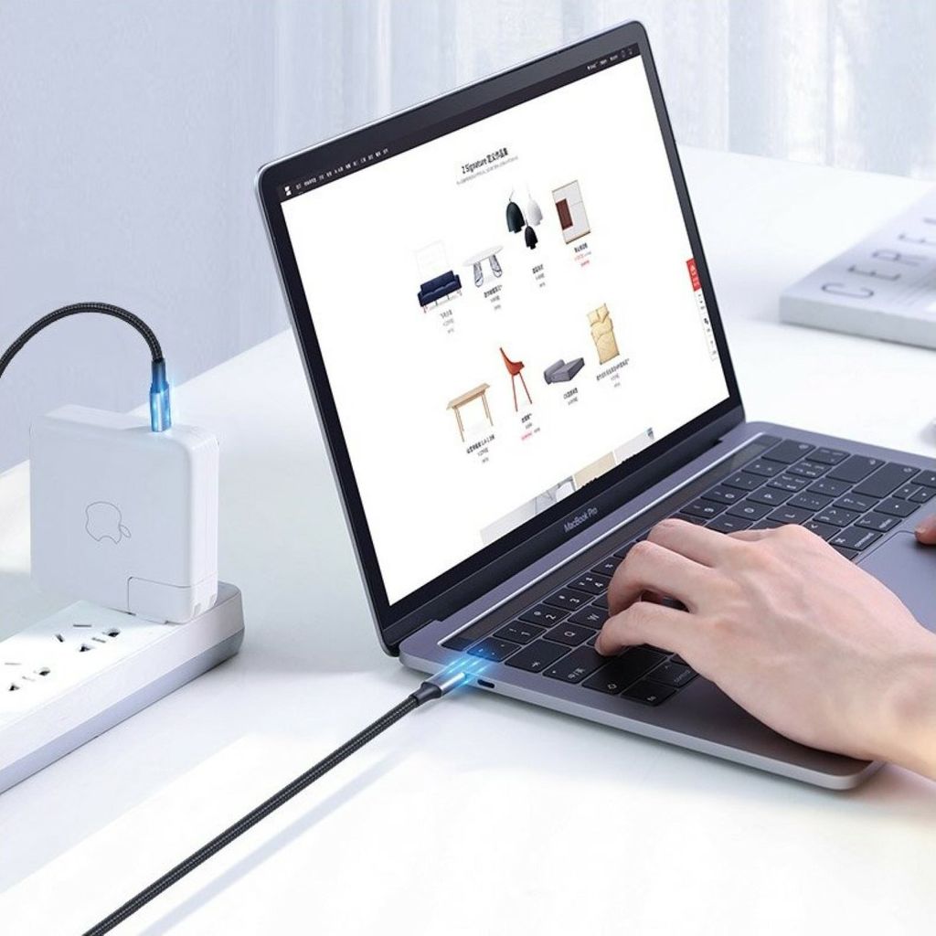 Ugreen Kabel USB Typ C - USB Typ C 5 A 100 W Power Delivery Quick Charge 3.0 FCP 480 Mbps Kabel grau 2m