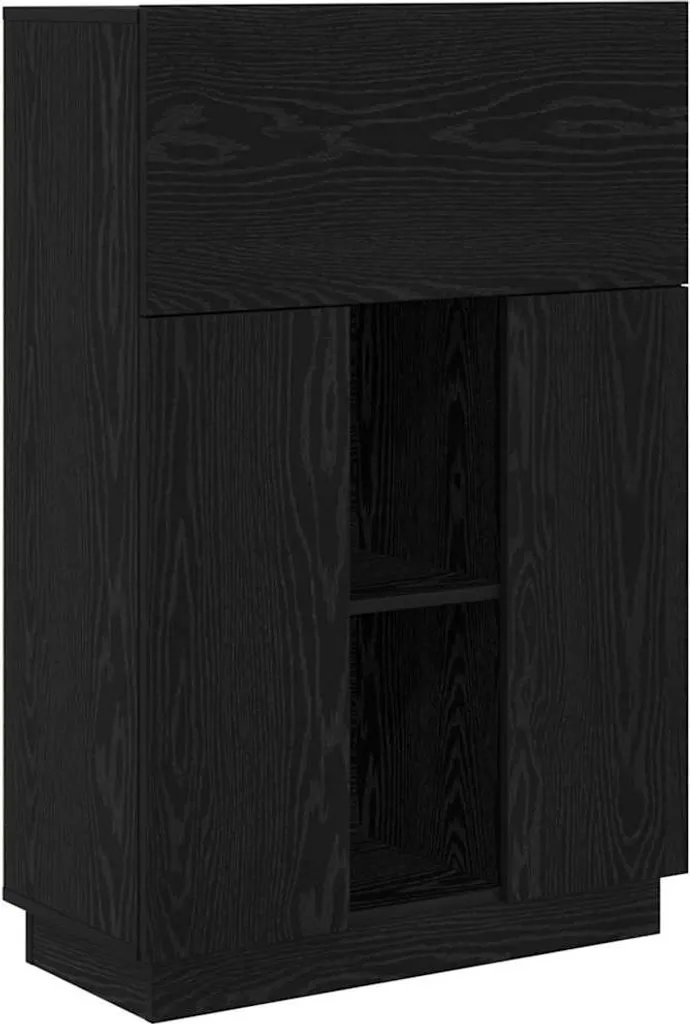 Scrivania SYFAX Rovere Nero 71,5x31,5 cm | Arredo Ufficio Salvaspazio