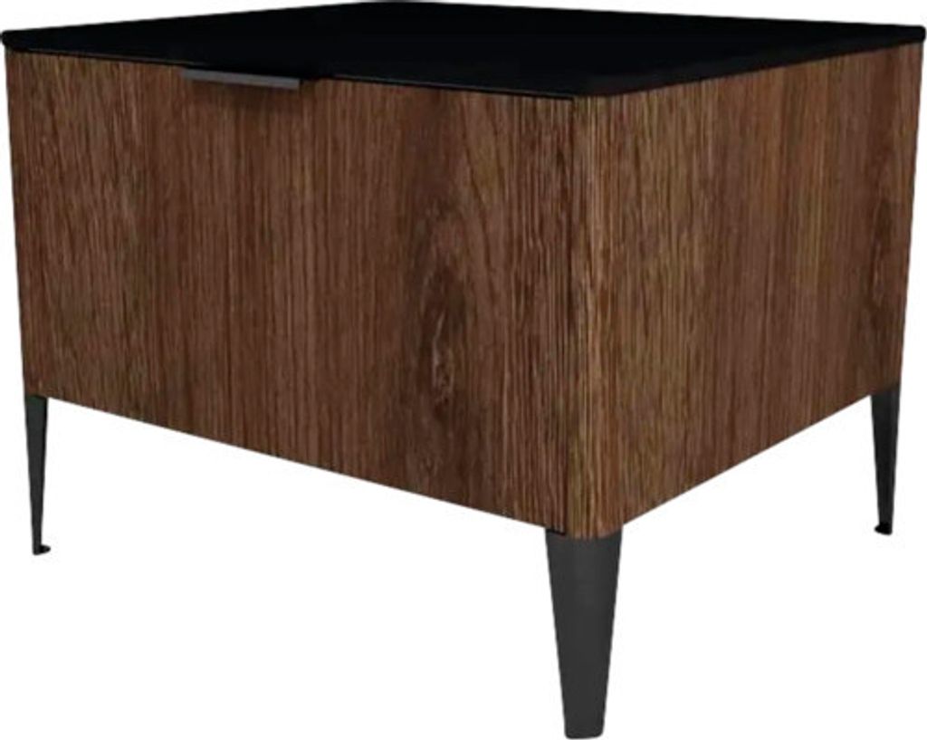Unterschrank mit 1 Schublade Devo Lotos 46x60x53 cm bronze expressive oak/schwarz