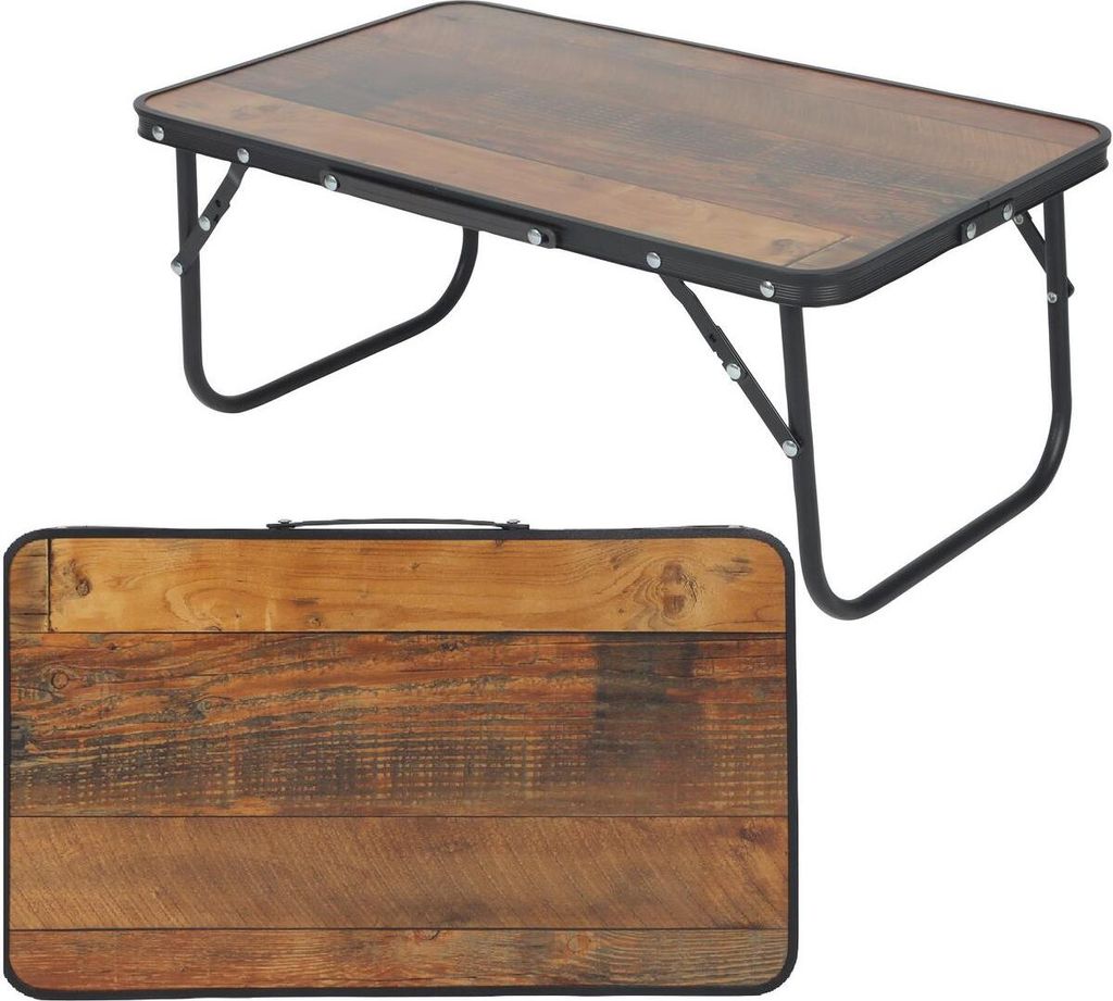 Tourist Campingtisch aus Holz 56x34x24 cm
