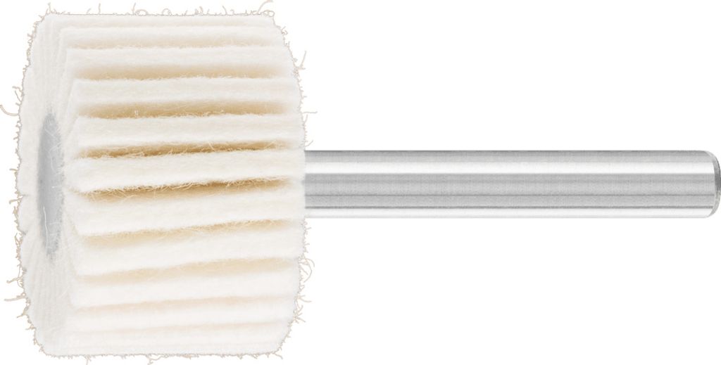PFERD TOOLS harte Filzlamellenstifte FLS Ø 30x20mm Schaft-Ø 6 mm für universelle Polierarbeiten