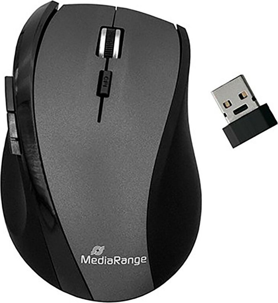 MediaRange MROS203, rechts, Optisch, RF Wireless, 1600 DPI, Produktbild 