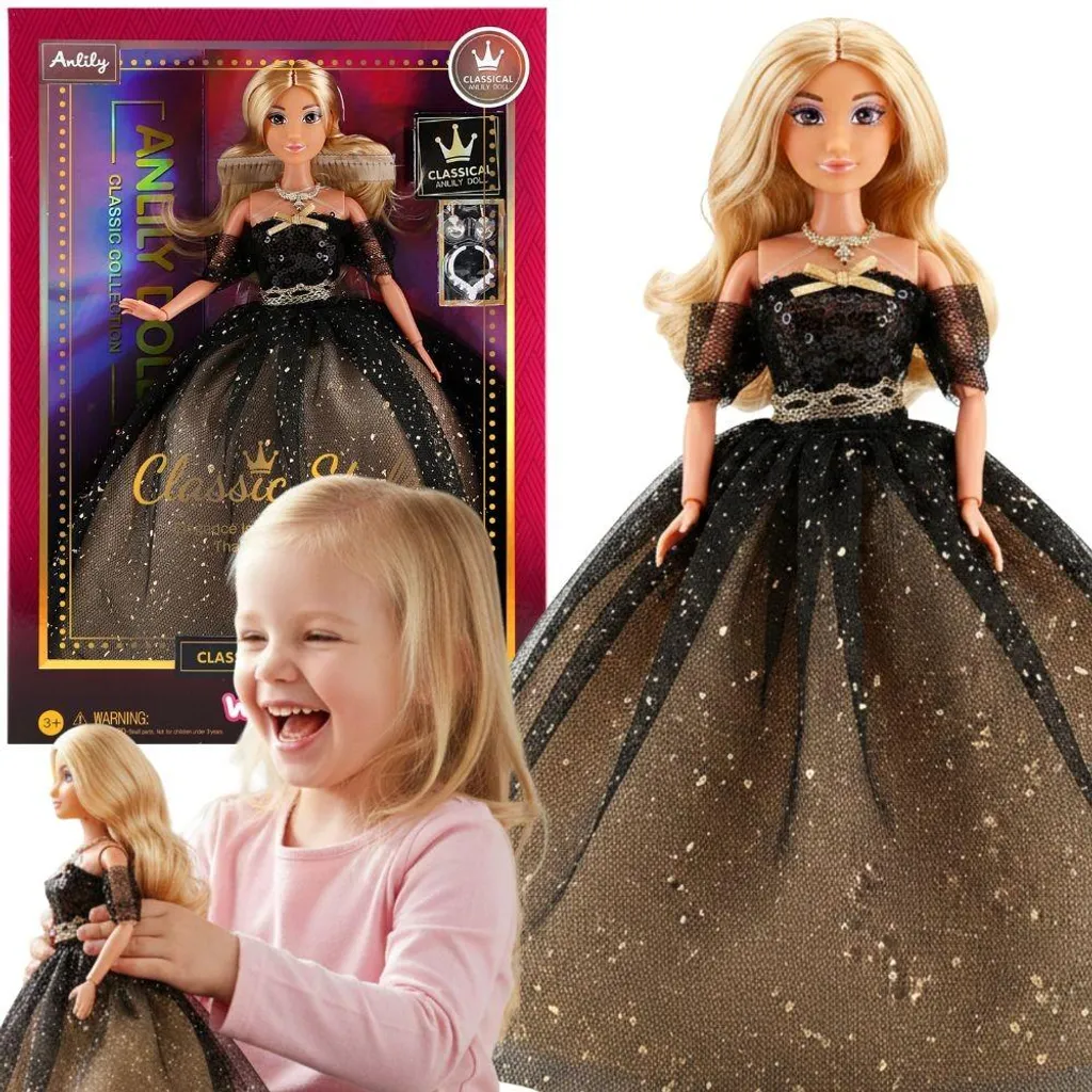 Poupée Woopie Royal Lily 30 cm - Poupée Mannequin aux Cheveux Blonds