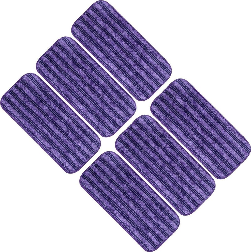Wiederverwendbare Swiffer WetJet-Pads, 6er-Pack, wiederverwendbare Wischpads, Mikrofaser-Wischpads zum Reinigen und Schrubben trockener oder nasser...