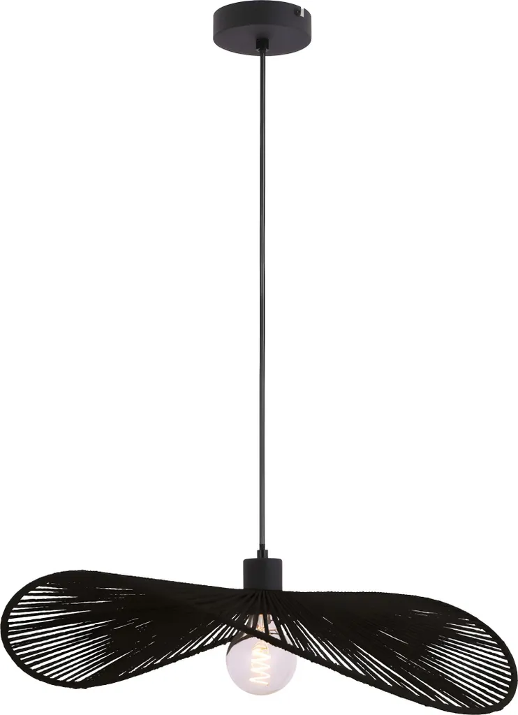 Suspension noire Toolight APP1831-1CP pour éclairage îlot central cuisine