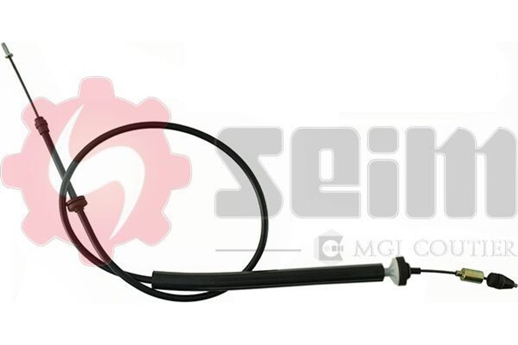SEIM 401390 Kupplungsseil Seilzug für RENAULT 21 Stufenheck (L48) 1610/1360mm