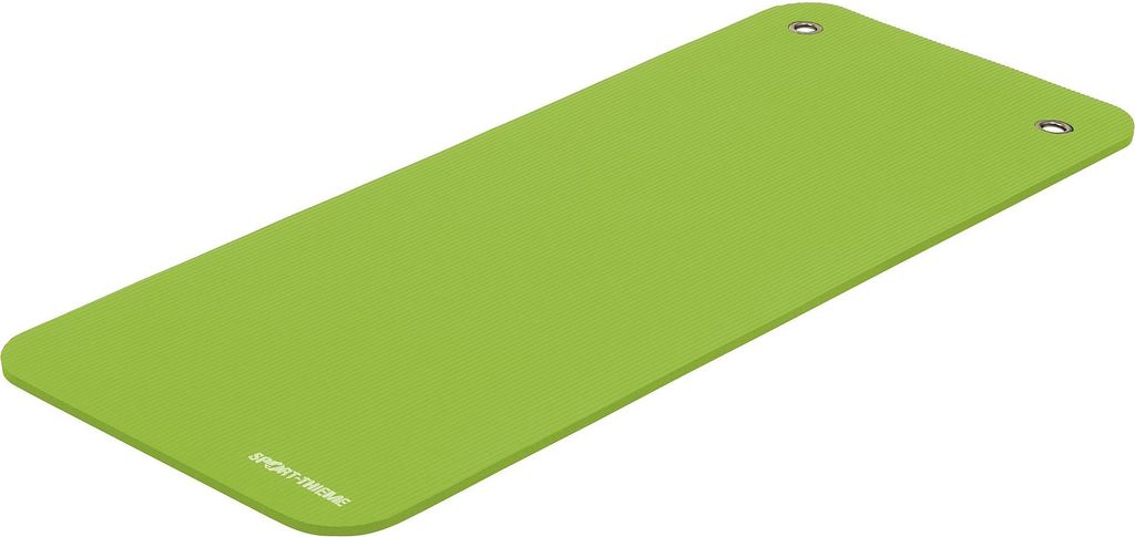 Sport-Thieme Gymnastikmatte "Basic 1.5", Grün, Mit Ösen