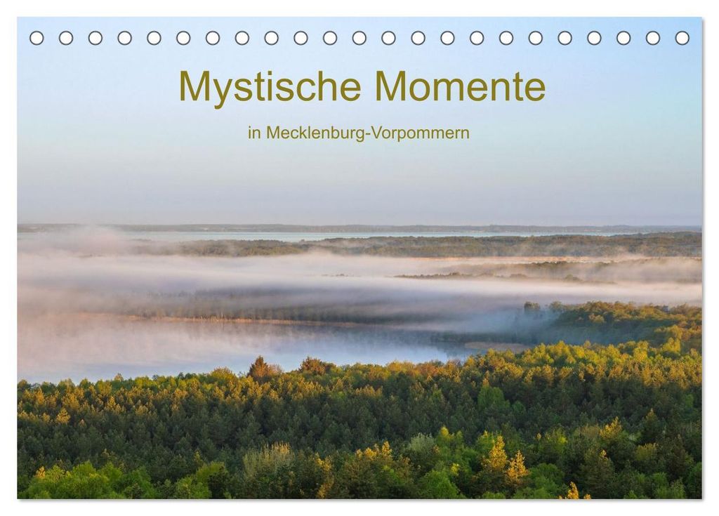 Mystische Momente in Mecklenburg-Vorpommern (Tischkalender 2027 DIN A5 quer), CALVENDO Monatskalender