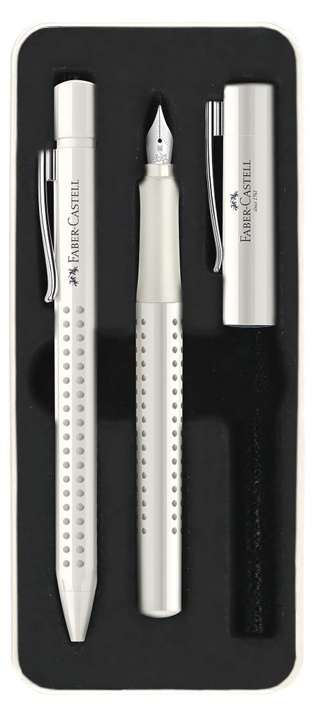 Faber-Castell 201527, Weiß, 2 Stück(e), Kugelschreiber + Produktbild 