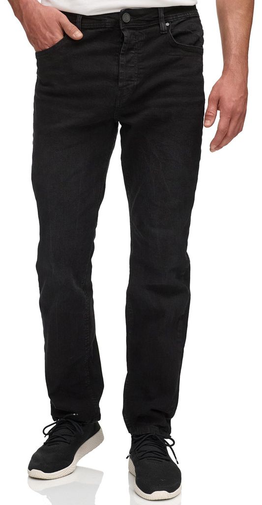 Tazzio Herren Jeans Regular Fit A105 (Schwarz, 36/30)
