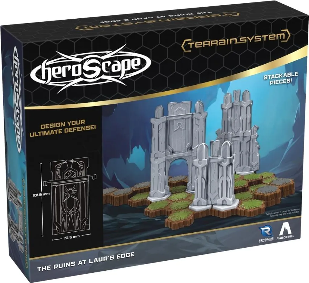 Heroscape Ruins at Laur's Edge - Finissez-en avec les Plateaux de Jeu Plats