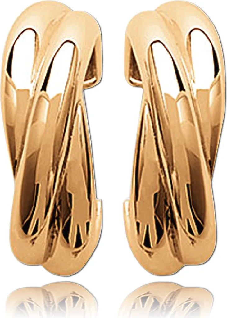 Créoles Balia 1,5cm or jaune doré 750 - Éclat Durable et Finition Luxe