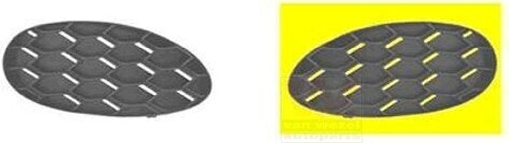 VAN WEZEL 5404591 - OE 814820H010 Lüftungsgitter, links für Aygo (B1)