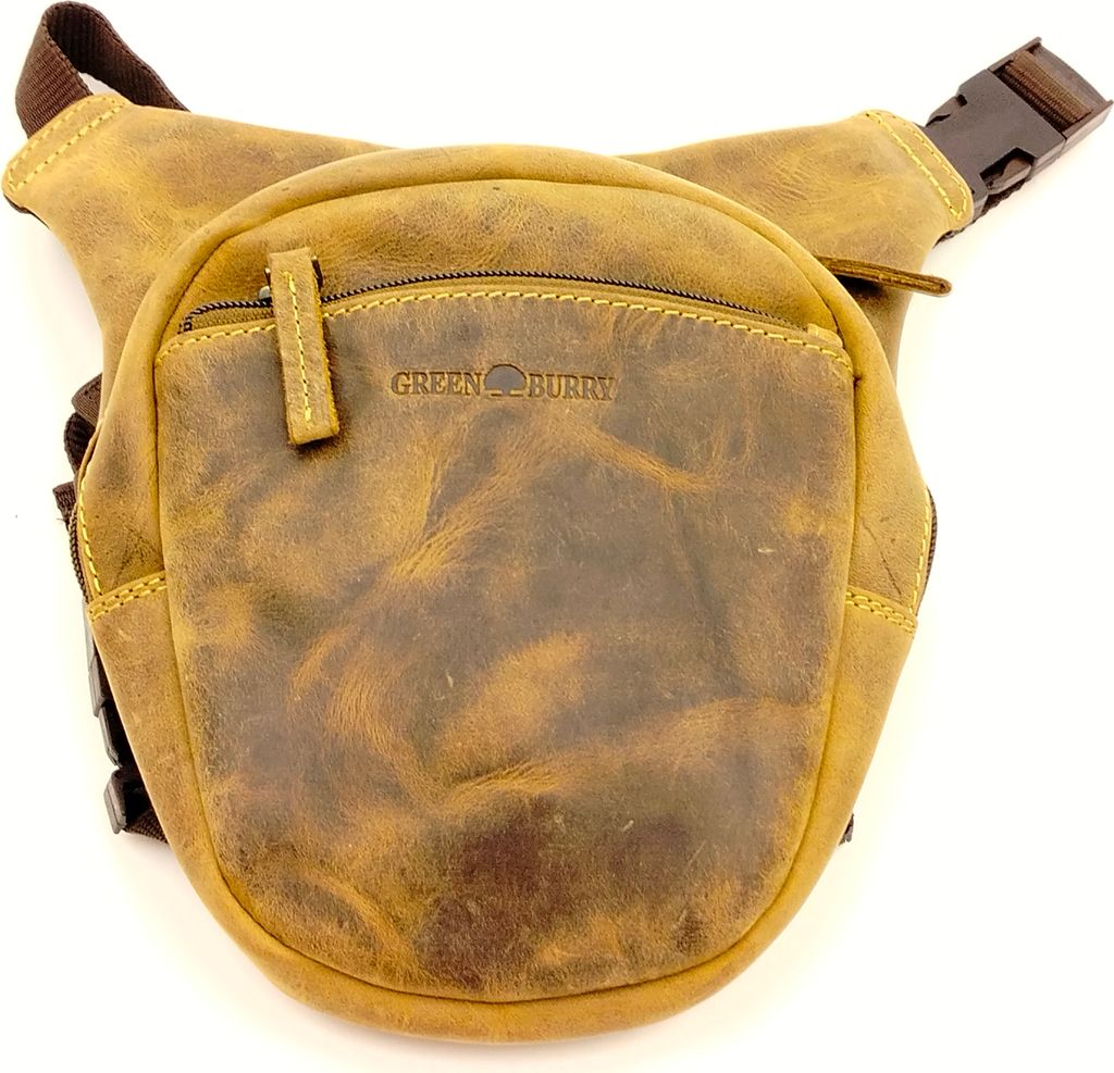 Greenburry Vintage Biker Legbag Borsa da gamba in pelle Immagine del prodotto 