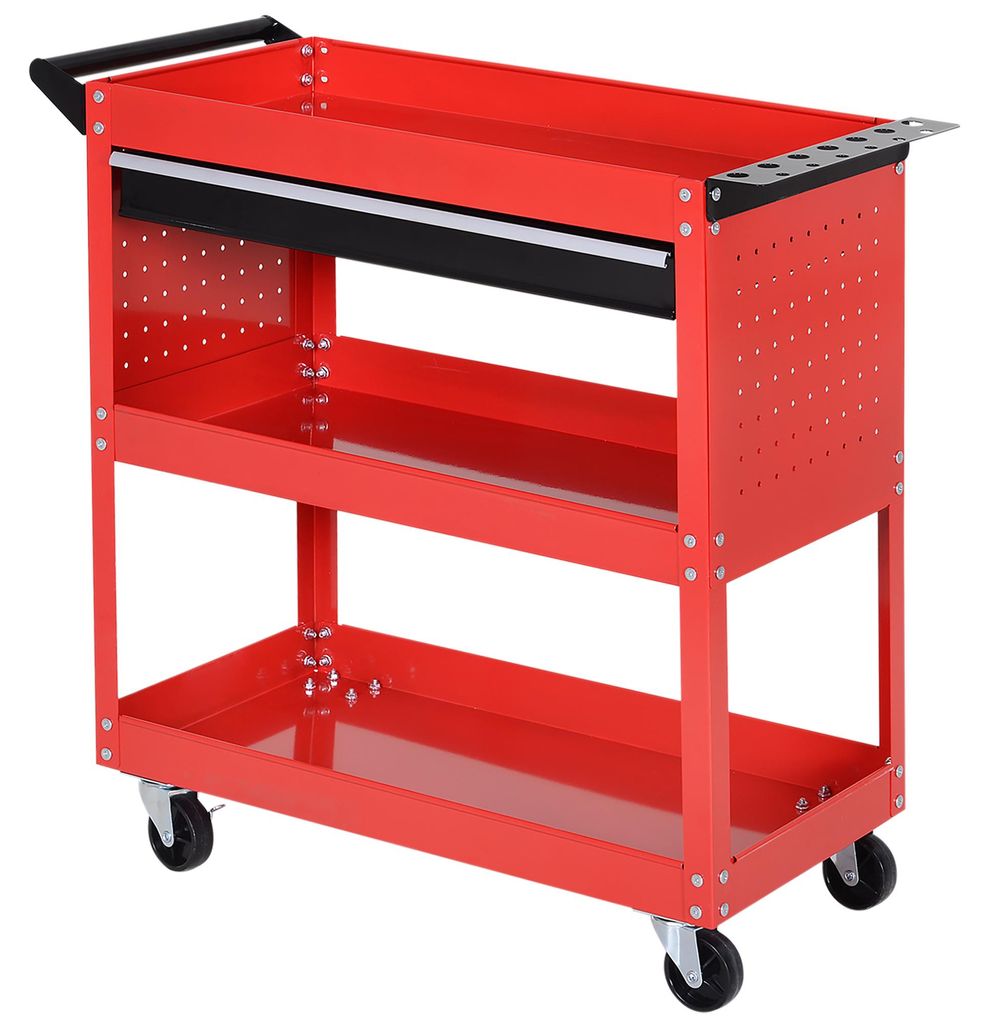 HOMCOM Werkplaats trolley, gereedschapswagen, Productafbeelding 