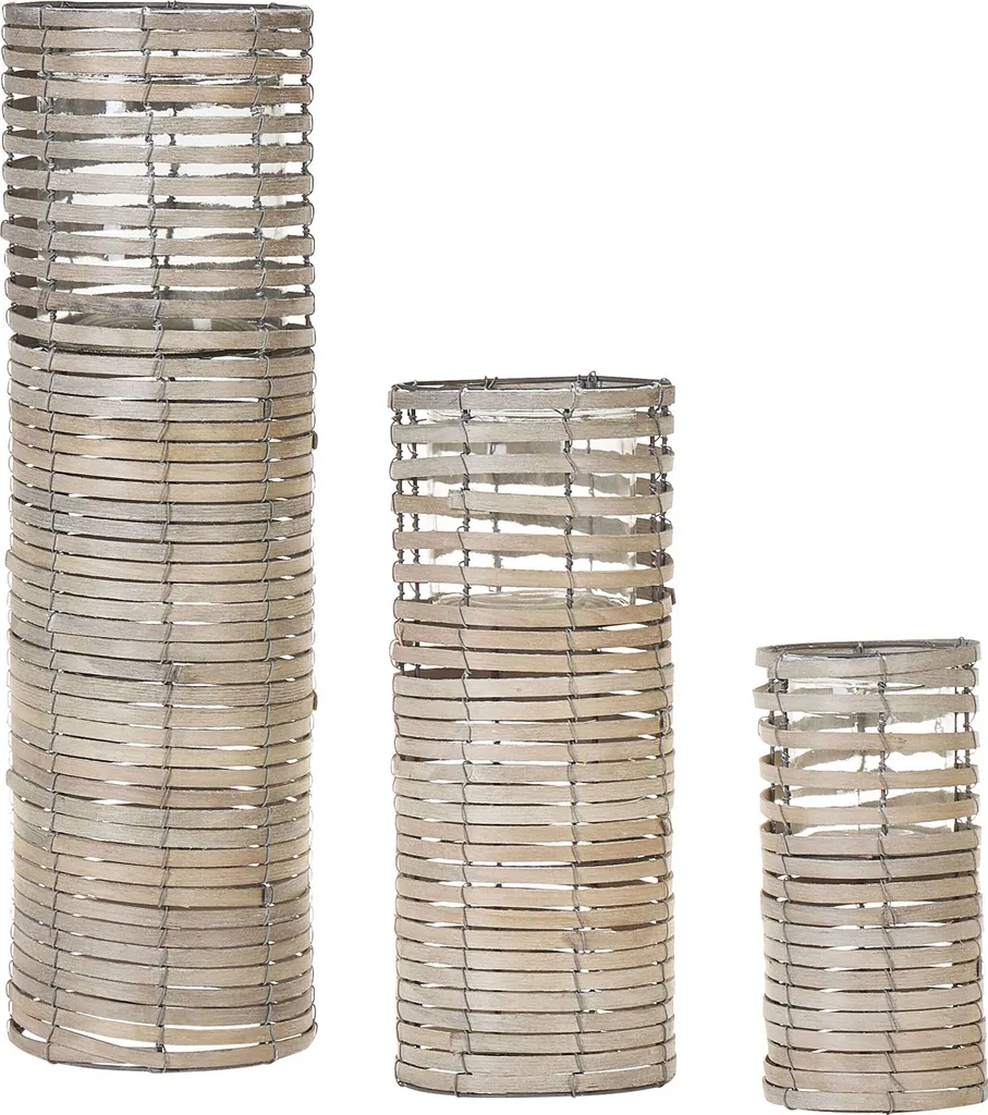 Chandeliers stables en bois gris pour éviter les chutes de bougies